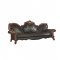 Picardy Sofa 58220 in PU & Vinage Cherry Oak by Acme w/Options