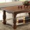 F6336 3Pc Coffee & End Table Set in Brown by Poundex w/Options