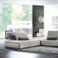 Daiquiri Modular Sectional Sofa in Light Grey Fabric by VIG