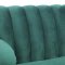 Arvada Sofa & Loveseat Set in Green Velvet by VIG w/Options