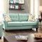 Claire CM6266BL Sofa in Blue Fabric w/Options