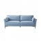 Mesut Sofa LV02387 in Light Blue Leather by Acme w/Options