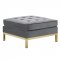 Loft Sofa in Gray Velvet Fabric by Modway w/Options