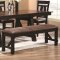 102651 Bunker Dining Table in Brown & Black by Coaster w/Options