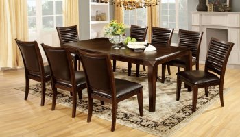 CM3035T Shefield I Dining Table in Brown Cherry w/Options [FADS-CM3035T Shefield I]