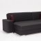 Kobe Escudo Black Sectional Sofa w/Optional Ottoman