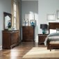 Alexandria Bedroom 5Pc Set 722-BR-QSL in Autumn Brown by Liberty