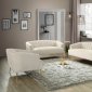 Tori Sofa 657 in Cream Velvet Fabric by Meridian w/Options