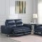 Largo Power Reclining Sofa 603391P in Ink Blue by Coaster