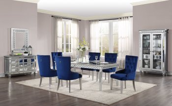 Varian Dining Table 66155 in Mirrored by Acme w/Options [AMDS-66155 Varian]