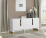 Florence Buffet 313 in White Lacquer by Meridian