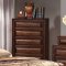 B2750G Bedroom in Cherry w/2 Drawer Bed & Optional Casegoods