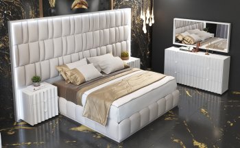 Orion Bedroom in White by ESF w/ Options [EFBS-Orion White]