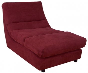 Burgundy Fabric Modern Elegant Chaise Lounger [PMCL-475-Burgundy]