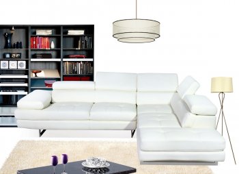 Arezzo Sectional Sofa in Bonded Leather by J&M [JMSS-Arezzo]