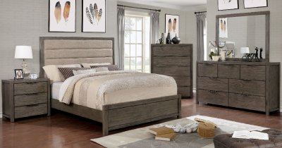 Ariella 5PC Bedroom Set CM7862 in Gray w/Options