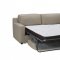 Jenny Sectional Sofa Sleeper in Beige Premium Leather by J&M