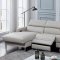 Beryl Power Sectional Sofa 650370PP in Light Grey by Coaster