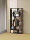 Cappuccino Finish Modern Bookcase w/Shelves & Display Space