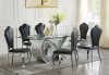 Noralie Dining Table DN00719 by Acme w/Optional Black Chairs