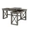 Talmar Writing Desk OF00054 in Weathered Gray by Acme