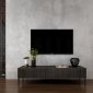 Moderna TV Stand in Dark Oak by J&M