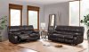 U0040 Motion Sofa Set in Espresso Bonded Leather by Global