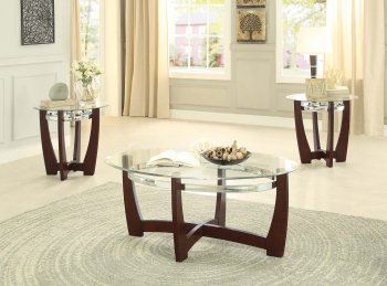 Vasily 3561-31 Coffee Table 3Pc Set by Homelegance [HECT-3561-31 Vasily]