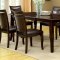 CM3024T Woodside Dining Room 5Pc Set in Dark Cherry w/Options