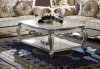 Picardy Coffee Table 85460 in Antique Pearl by Acme w/Options