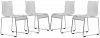 Lima Set of 4 Dining Chairs LC19CL in Clear by LeisureMod