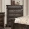 Genevieve 5Pc Bedroom Set CM7428 in Distressed Walnut w/Options