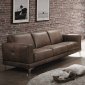 Reagan Sofa 55085 in Mocha Polished Microfiber by Acme w/Options