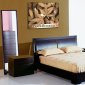 Espresso Finish Stylish Bedroom w/Optional Platform Bed Design