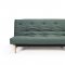 Aslak Sofa Bed in Elegance Green Fabric 518 by Innovation