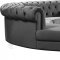 Valentino Sectional Sofa 697 in Fabric by Meridian w/Options