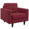 Empress Sofa in Red Fabric by Modway w/Options