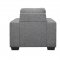 U801 Sofa & Loveseat Set Dark Gray Fabric by Global w/Options