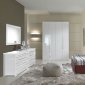 Modern Bedroom w/Red Leatherette Storage Bed & Optional Items