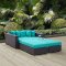 Convene Outdoor Patio Daybed Set 4Pc 2160 Choice of Color Modway