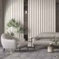 Leonia Sofa LV00940 in Taupe Leather by Mi Piace w/Options