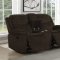 Jennings Motion Sofa 610251 in Brown by Coaster w/Options