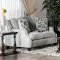 Madalyn Sofa SM2013 in Light Gray Linen-Like Fabric w/Options