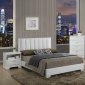 Natalie Bedroom Set in White by Global w/Options