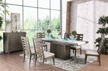 Jayden Transitional 5Pc Dining Set CM3021 in Gray w/Options [FADS-CM3021-Jayden]