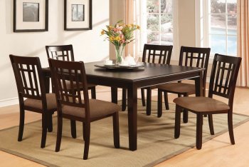 CM3100T-54 Central Park I Dining Table in Dark Cherry w/Options [FADS-CM3100T-54 Central Park I]