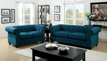 Stanford Sofa CM6269TL in Dark Teal Fabric w/Options [FAS-CM6269TL-Stanford]