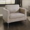 Breaux Sofa & Loveseat Set 8235SS - Sesame Fabric by Homelegance