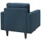 Empress Sofa in Azure Fabric by Modway w/Options