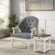 Florian Chair LV02121 in Gray Fabric by Acme w/Options